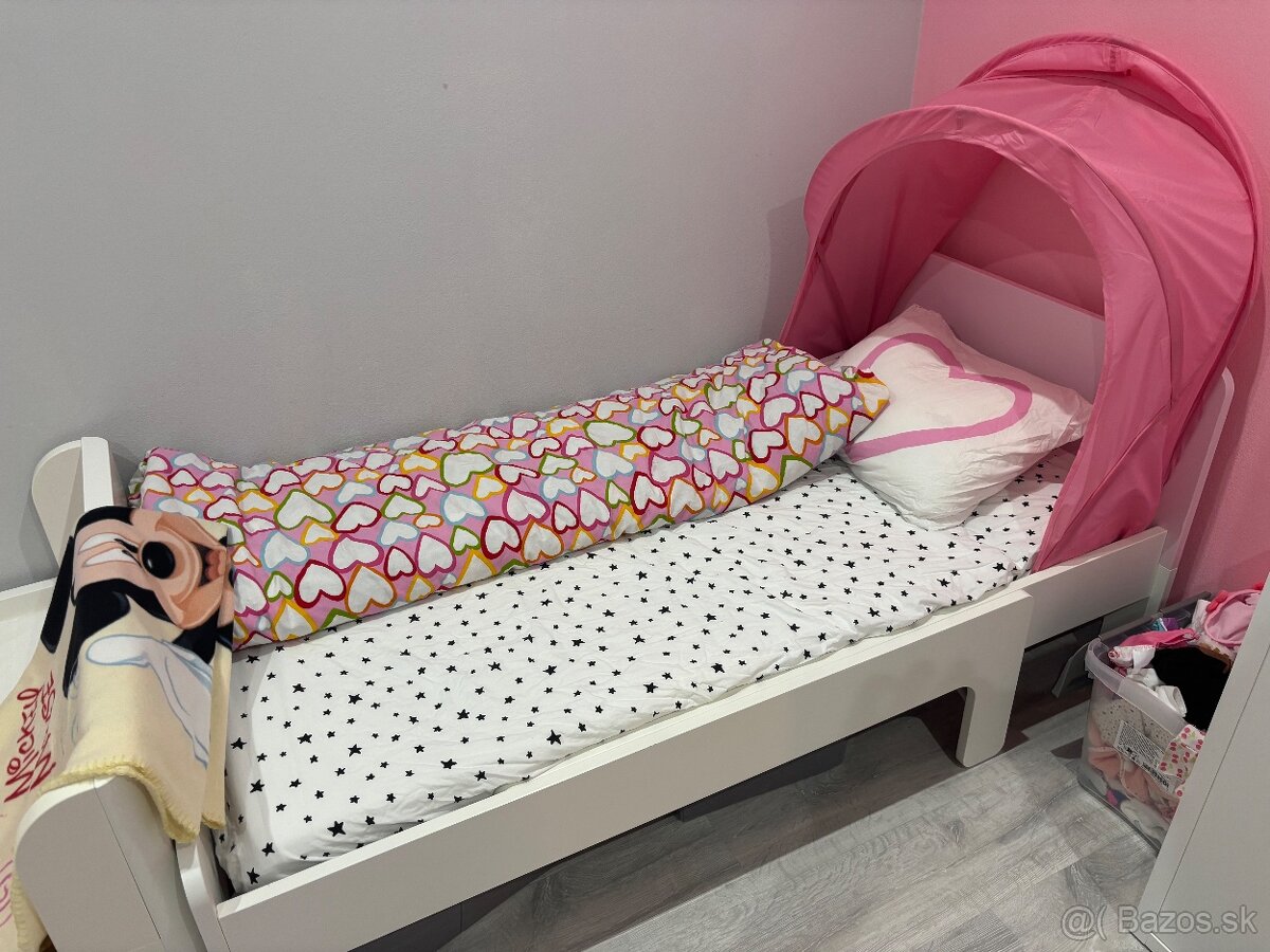 Detská rastúca posteľ ikea