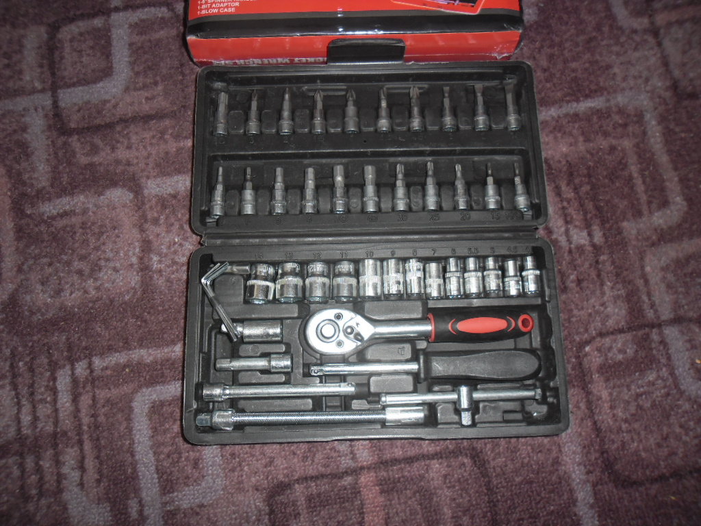 46-dilná sada klúčou