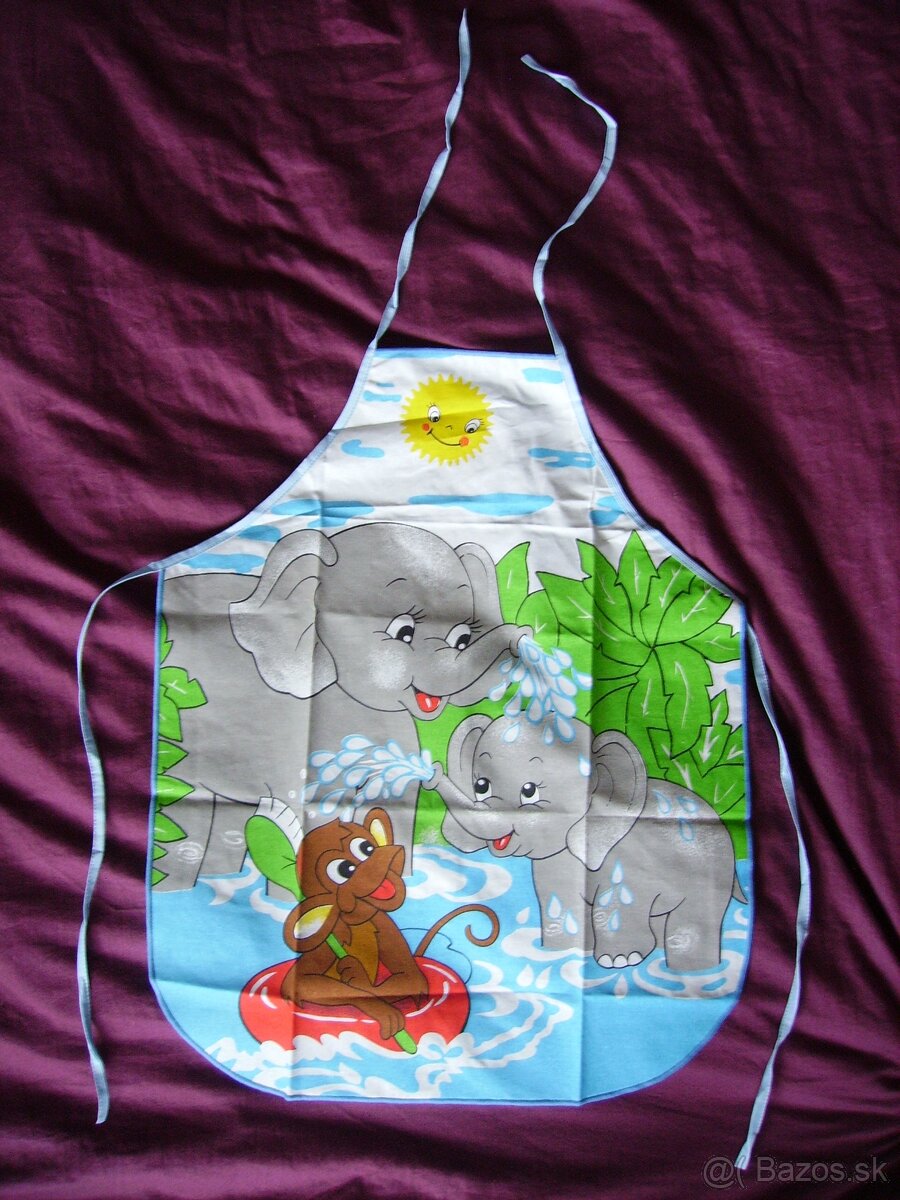 Detské kuchynské bavlnené zásterky