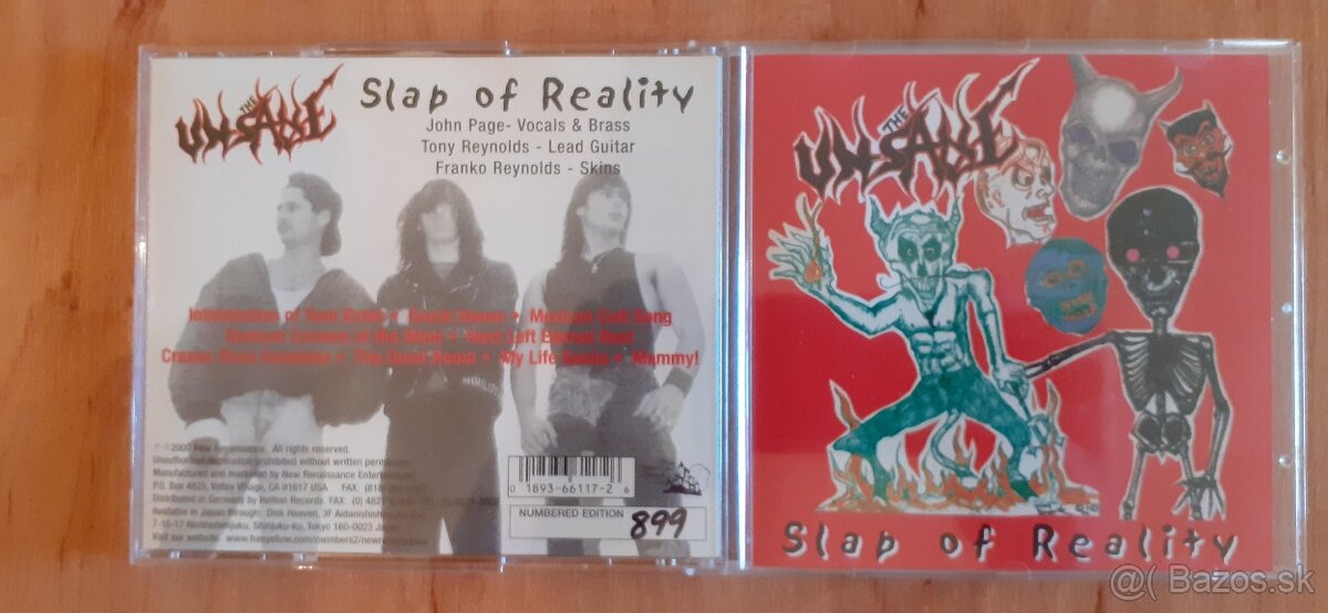 metal CD - The Unsane - Slap Of Reality