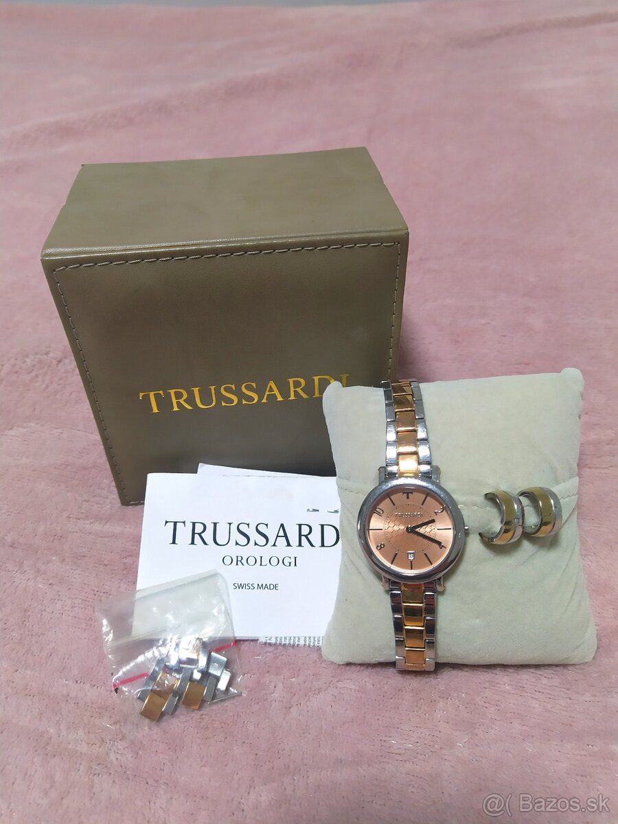 Dámske hodinky Trussardi ružové