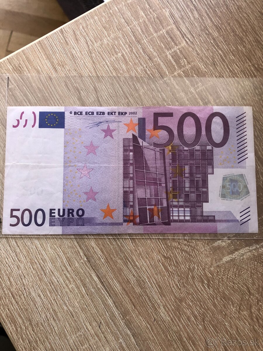 500 € - bankovka