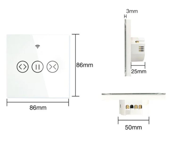 Moes Smart Curtain switch - chytrý vypínač na žalúzie/rolety