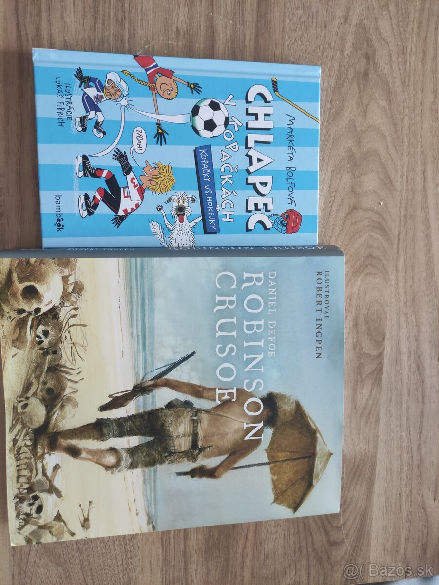 robinson crusoe+chlapec v kopackach