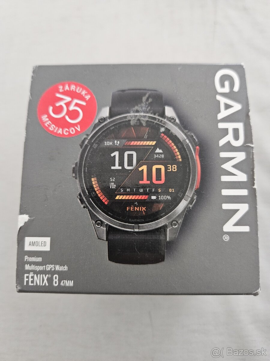 Garmin Fenix 8 AMOLED 47mm Gray/Black