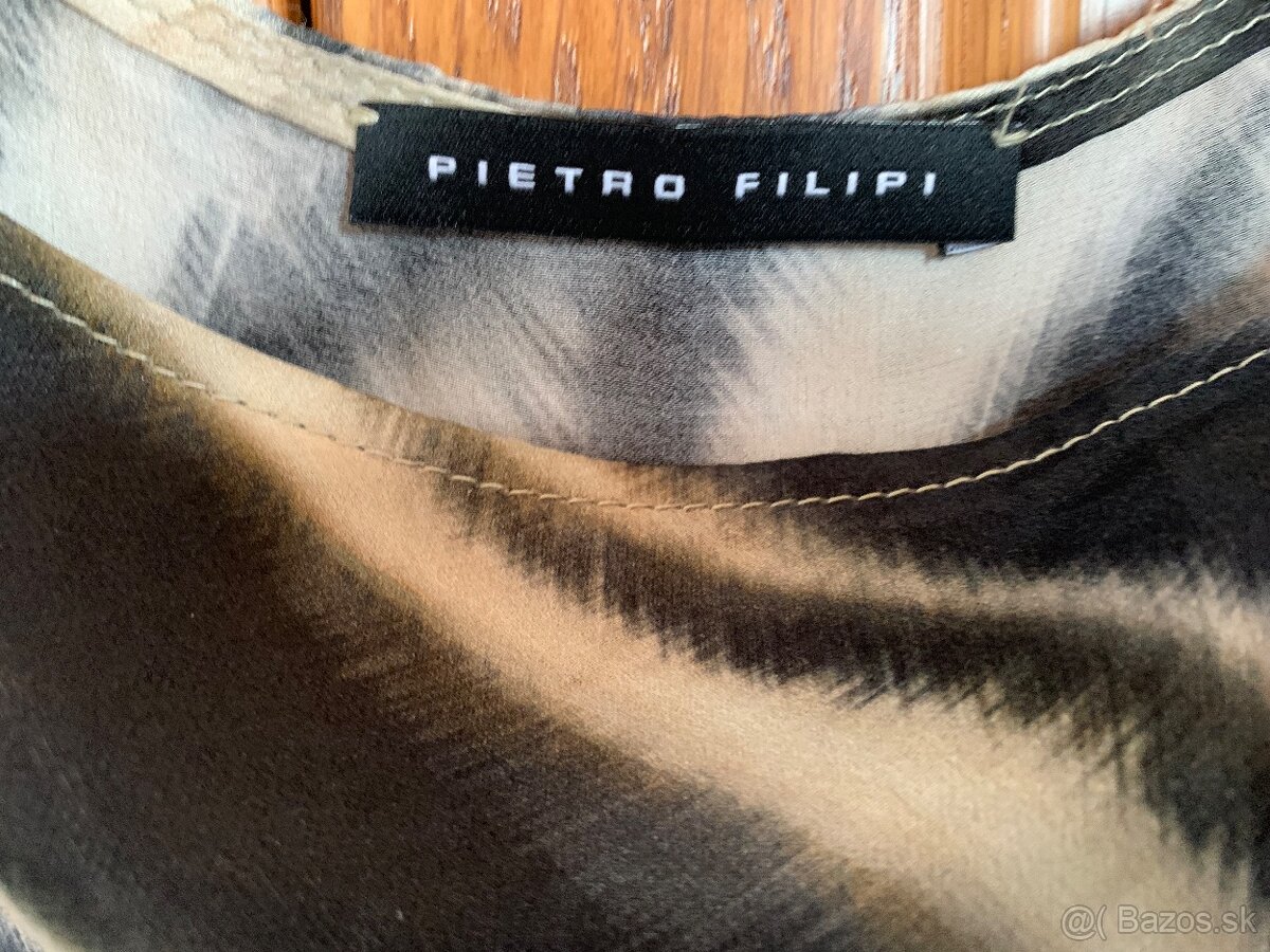 Hodvábny top Pietro Filipi