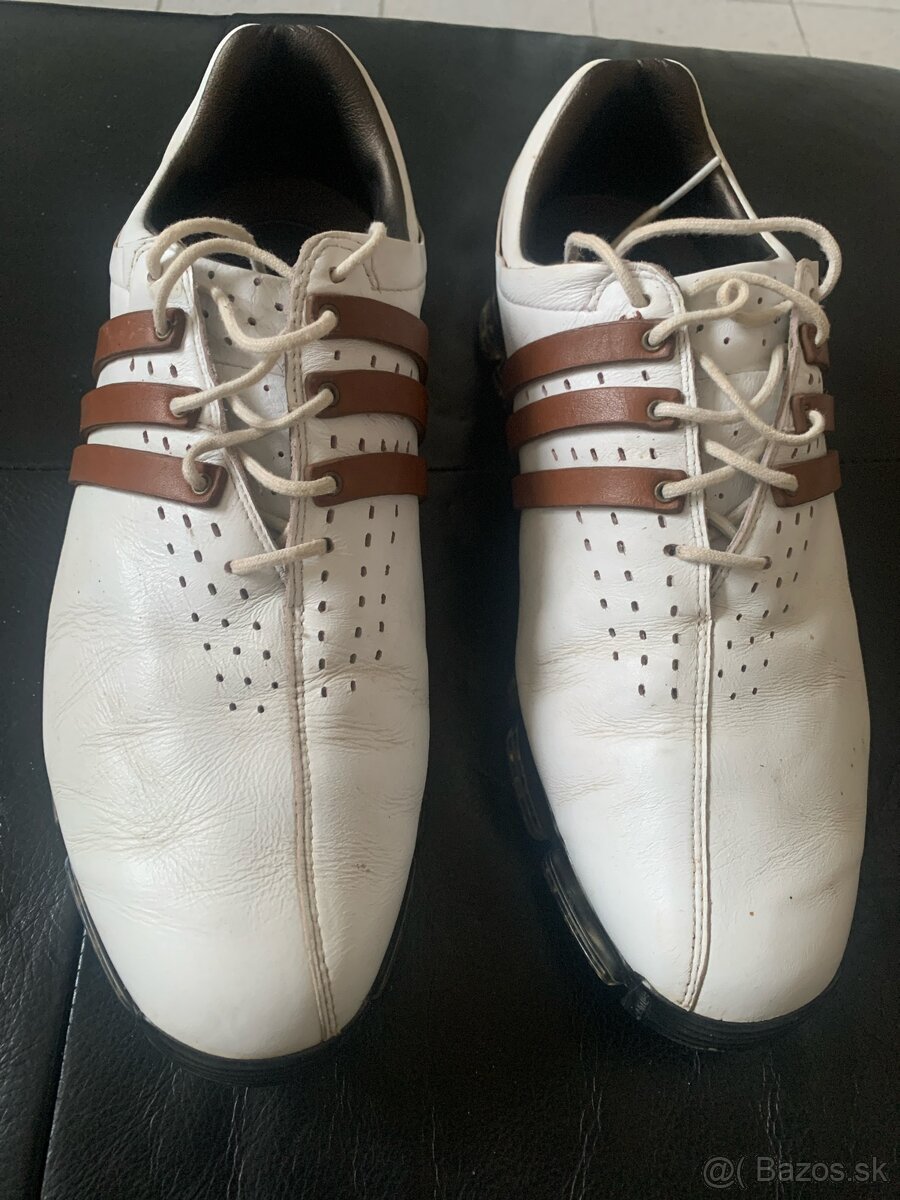 Golfové topánky, pánske, kožené , ADIDAS. Č. 44