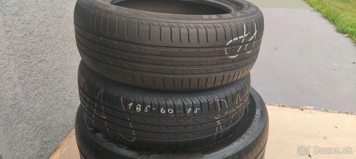 2ks letné pne.Nexen N-blue 185/60r15[20e za2ks