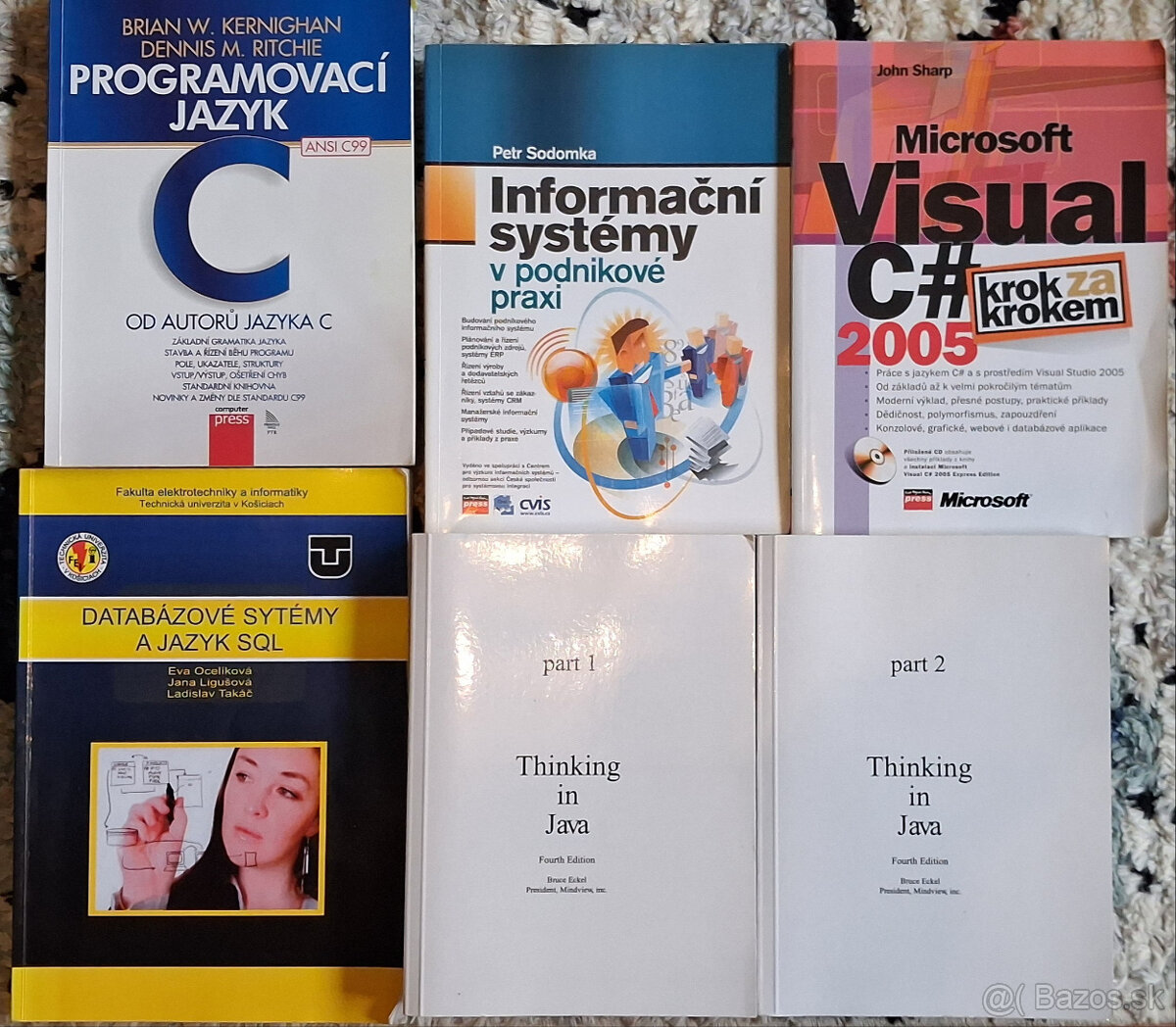 Knihy programovacich jazykov a IT
