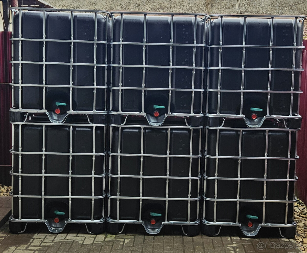 IBC kontajnery (1000l.) - čierne