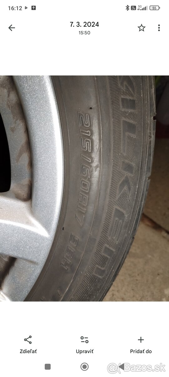 Predám pneumatiky
