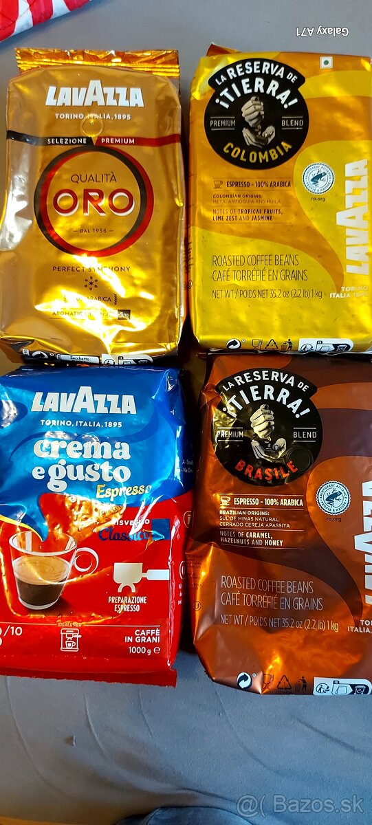 Lavazza zrnková káva