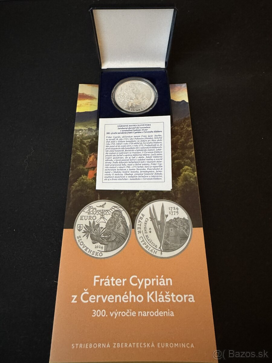 10 EURO Slovensko 2024 - Fráter Cyprián - PROOF