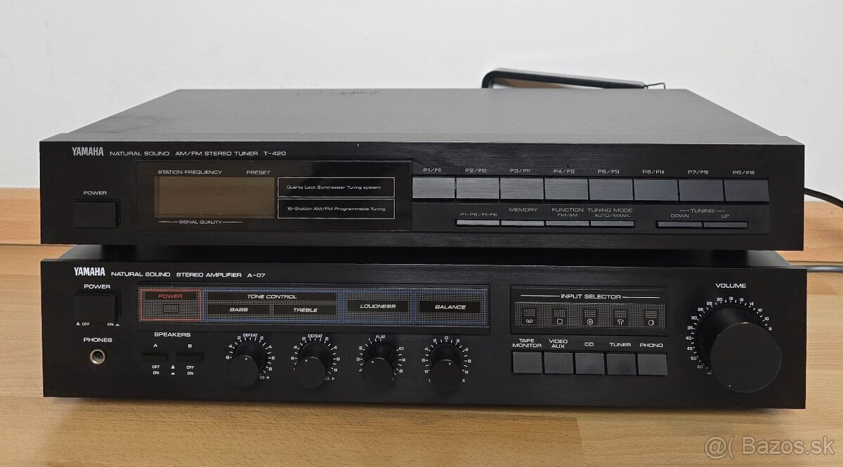 Yamaha zosilnovac + fm tuner