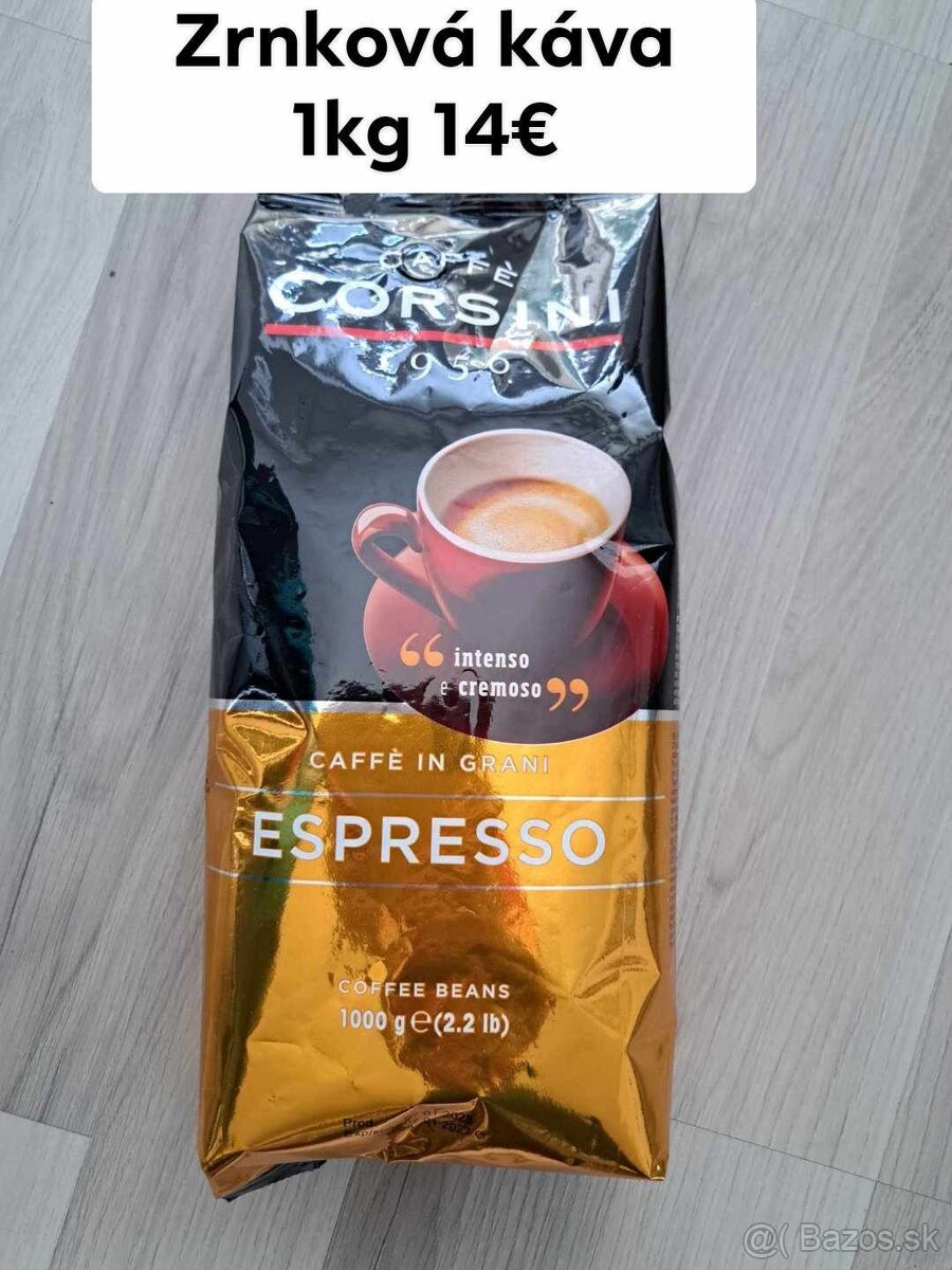 Corsini zrnková káva