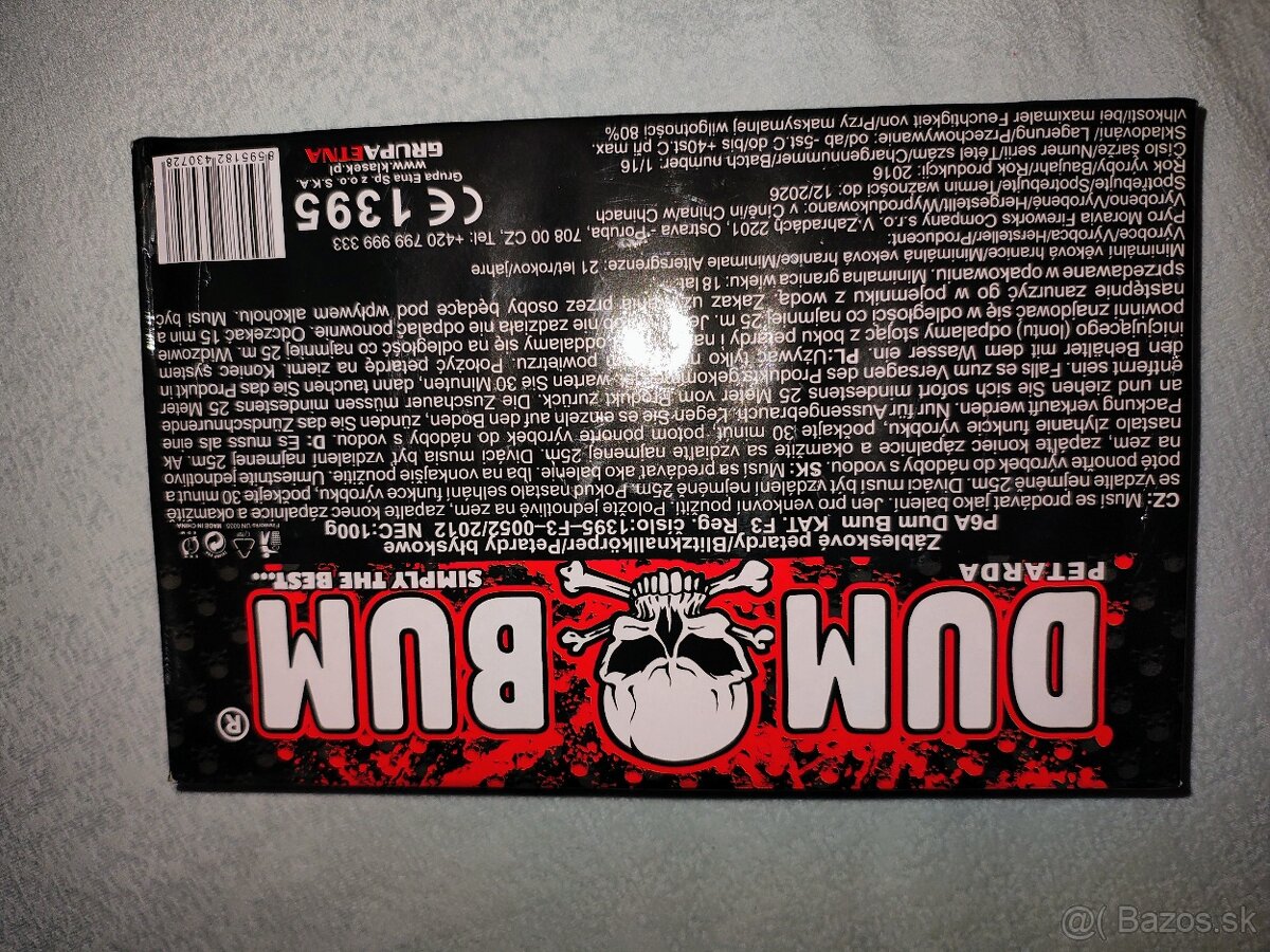 Predám petardy dum bum