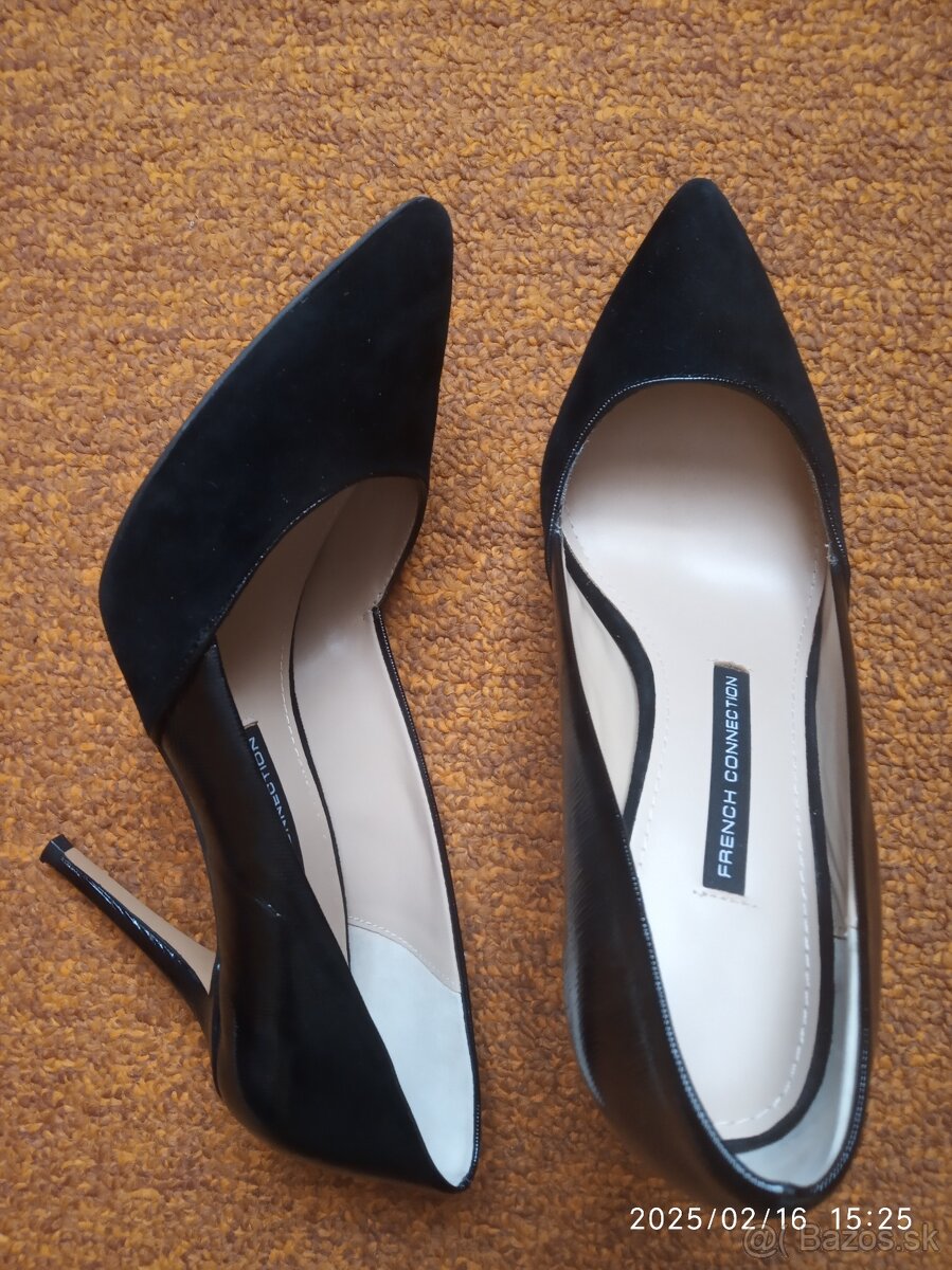 Luxusné celokožené lodičky, veľ. 38, nové