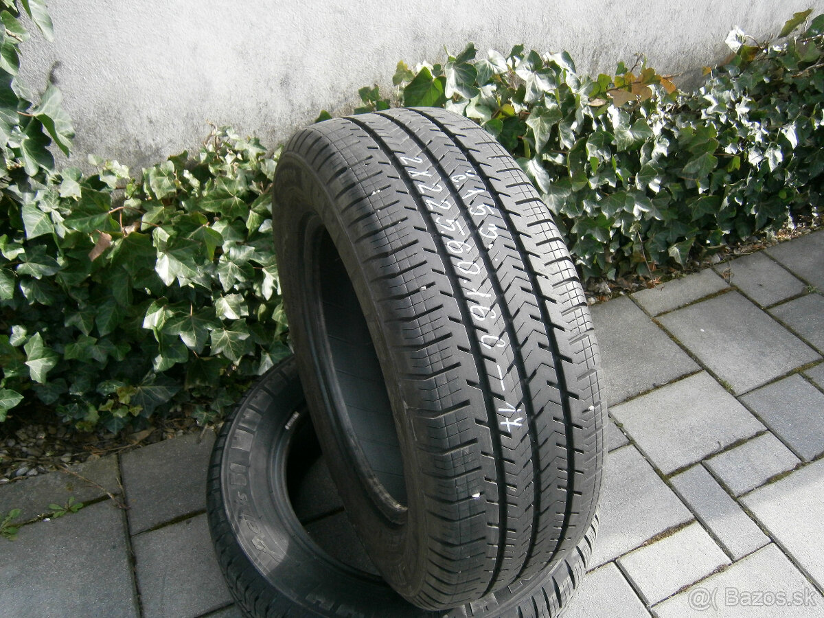 Predám 2x letné pneu Michelin 225/60 R16C 105/103H