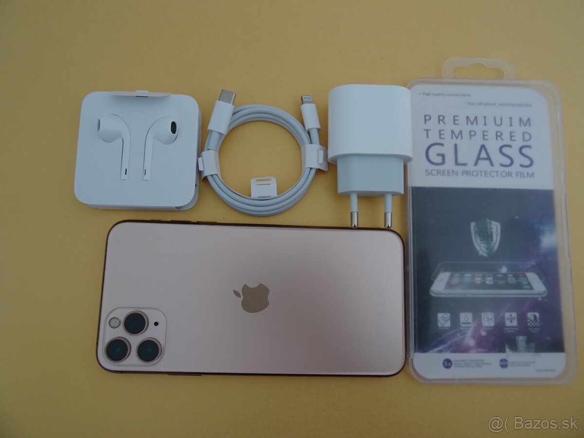 iPhone 11 PRO MAX 64GB GOLD - ZÁRUKA 1 ROK - 100% BATERIA