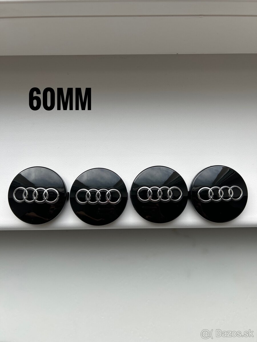 Audi stredové krytky na disky 60mm