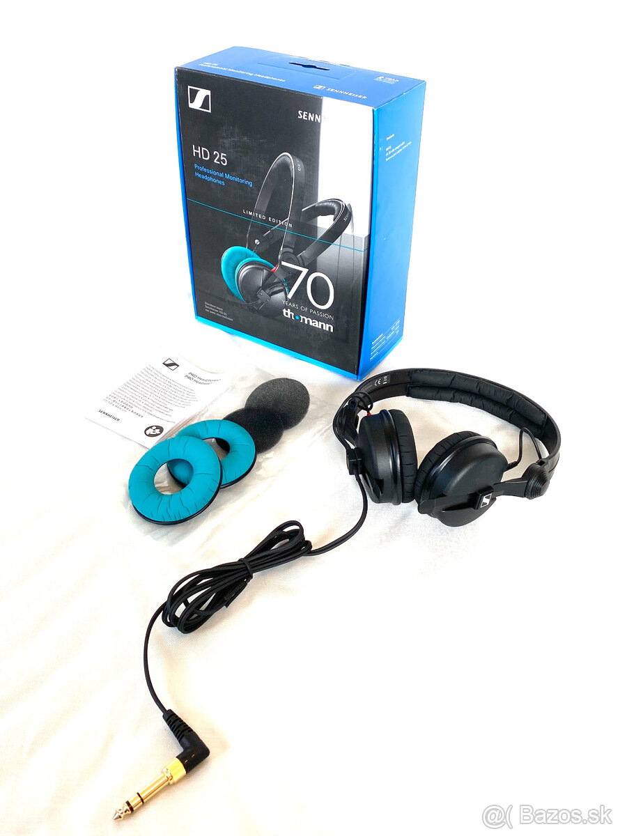 Predám NOVÉ slúchadlá Sennheiser HD-25