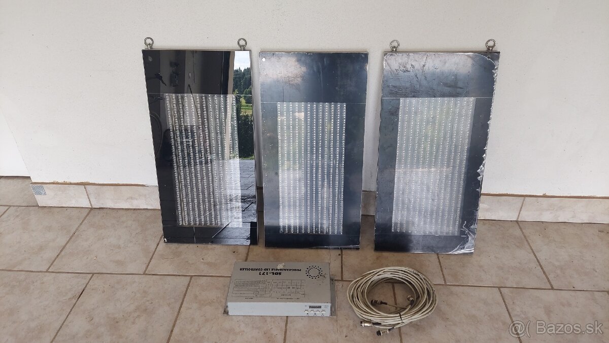 RGB LED panely + DMX ovládač