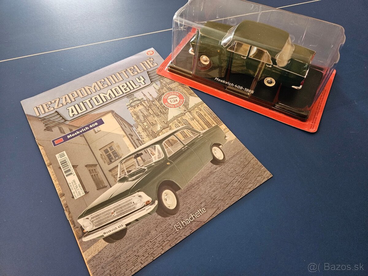 hachette Moskvitch 408 Nezapomenutelné Automobily #20 1:24