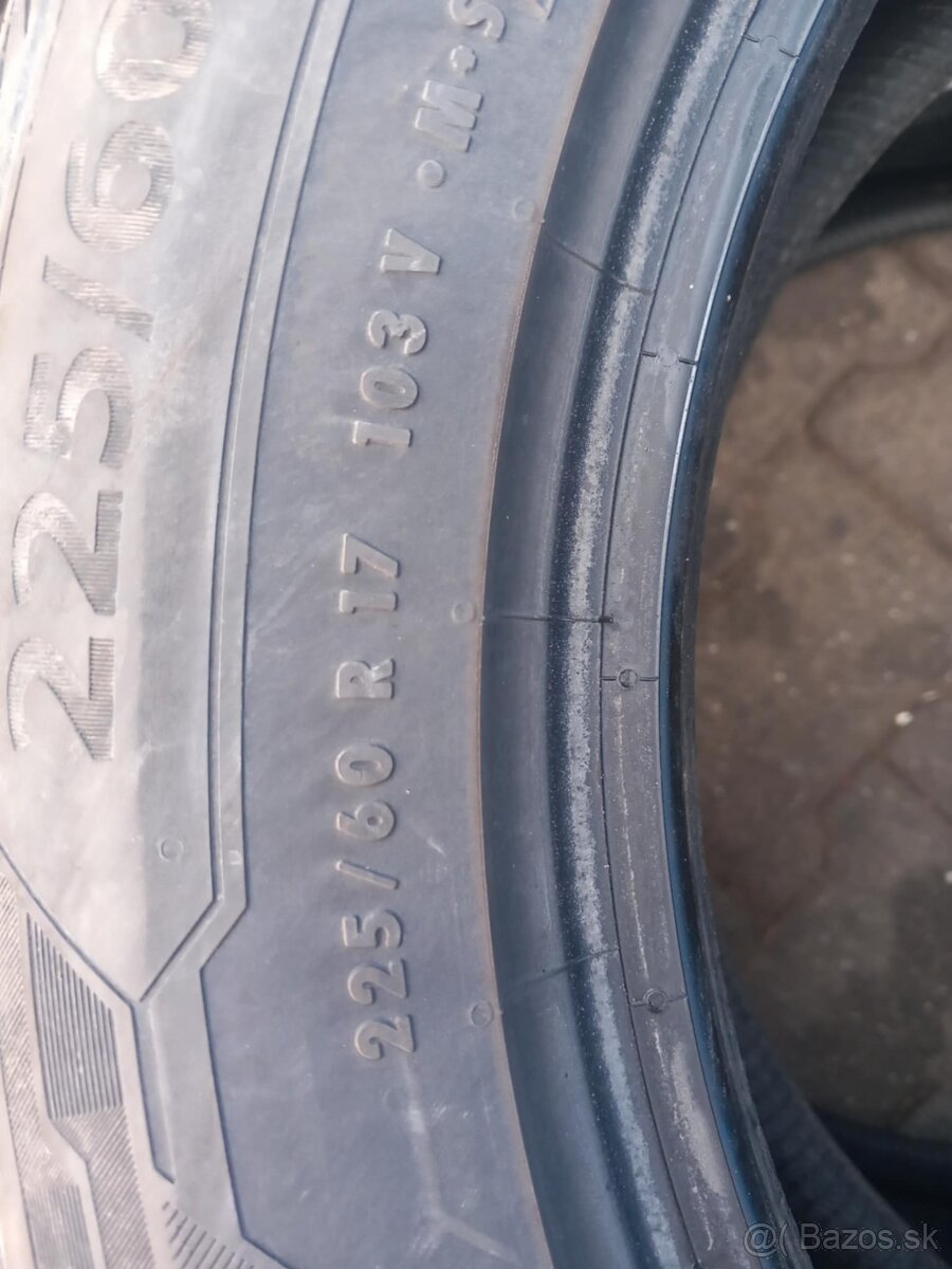 Pneumatiky zimné 2ks - BARUM 225/60/R17