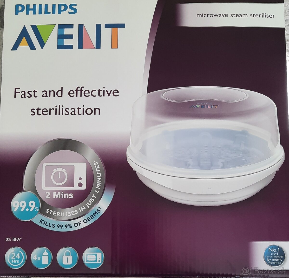 Philips Avent parný sterilizátor