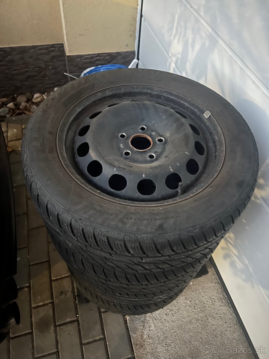 PLECHOVÉ DISKY+ZIMNÉ PNEU