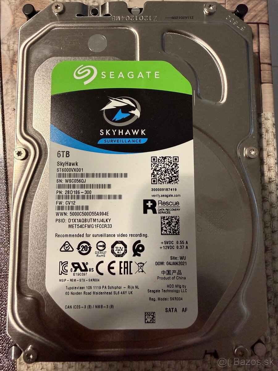 Seagate Skyhawk 6TB 3,5" 5400rpm - /56QJ/