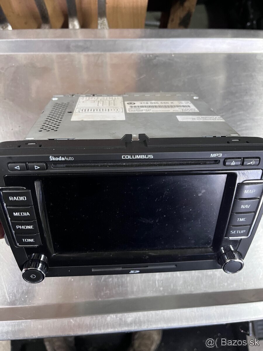 Rádio Columbus škoda octavia superb Yeti
