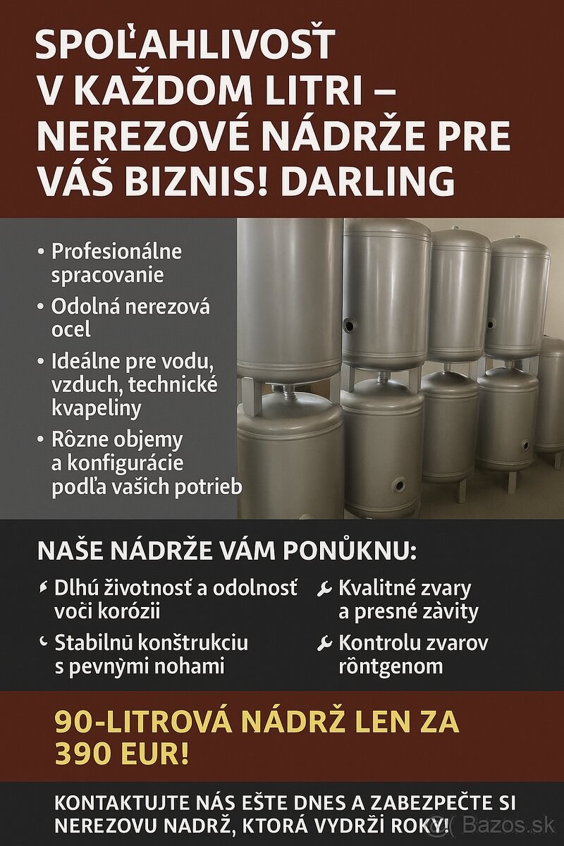 Darling Nerez -tlaková nádoba voda darling pitná voda a i