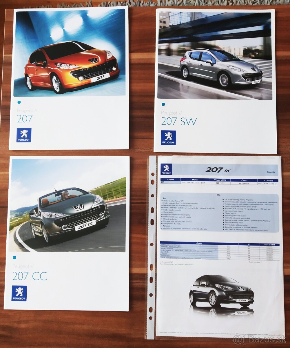 Peugeot 207 prospekty