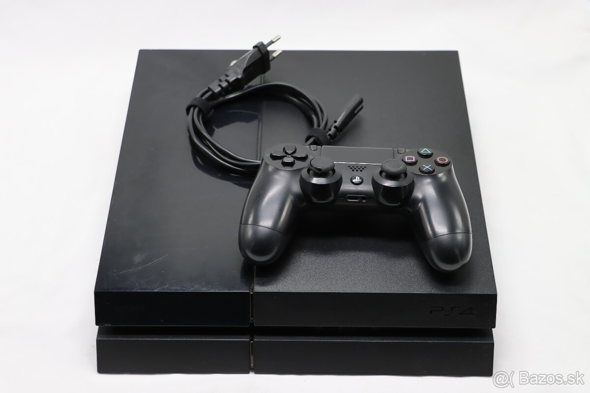 PS4 CUH-1116A + DualShock 4 + napájací kábel