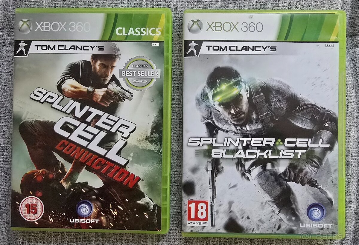 Splinter cell Conviction + Blacklist XBOX 360