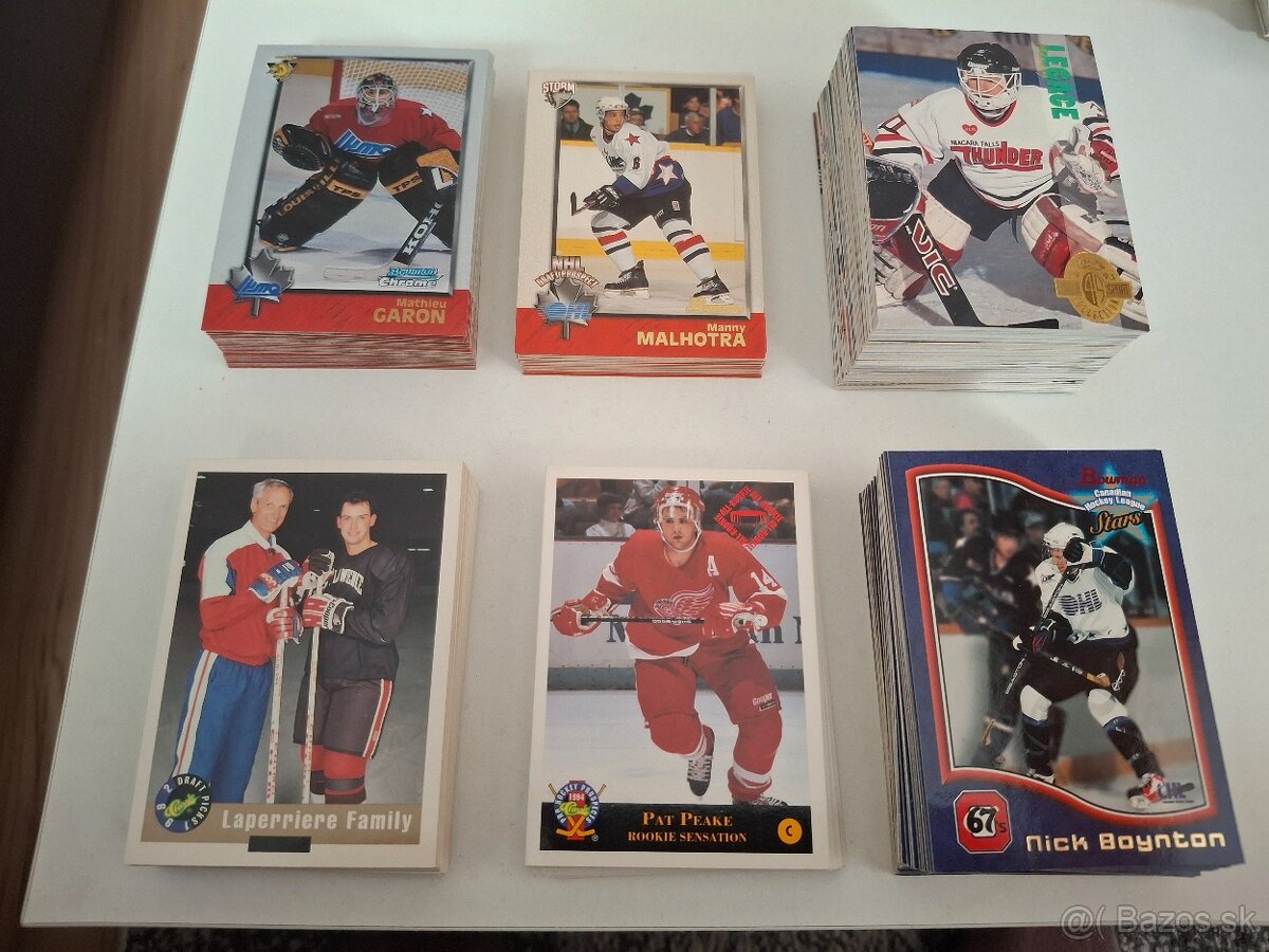 Hokejove karty,karticky - nizsie ligy