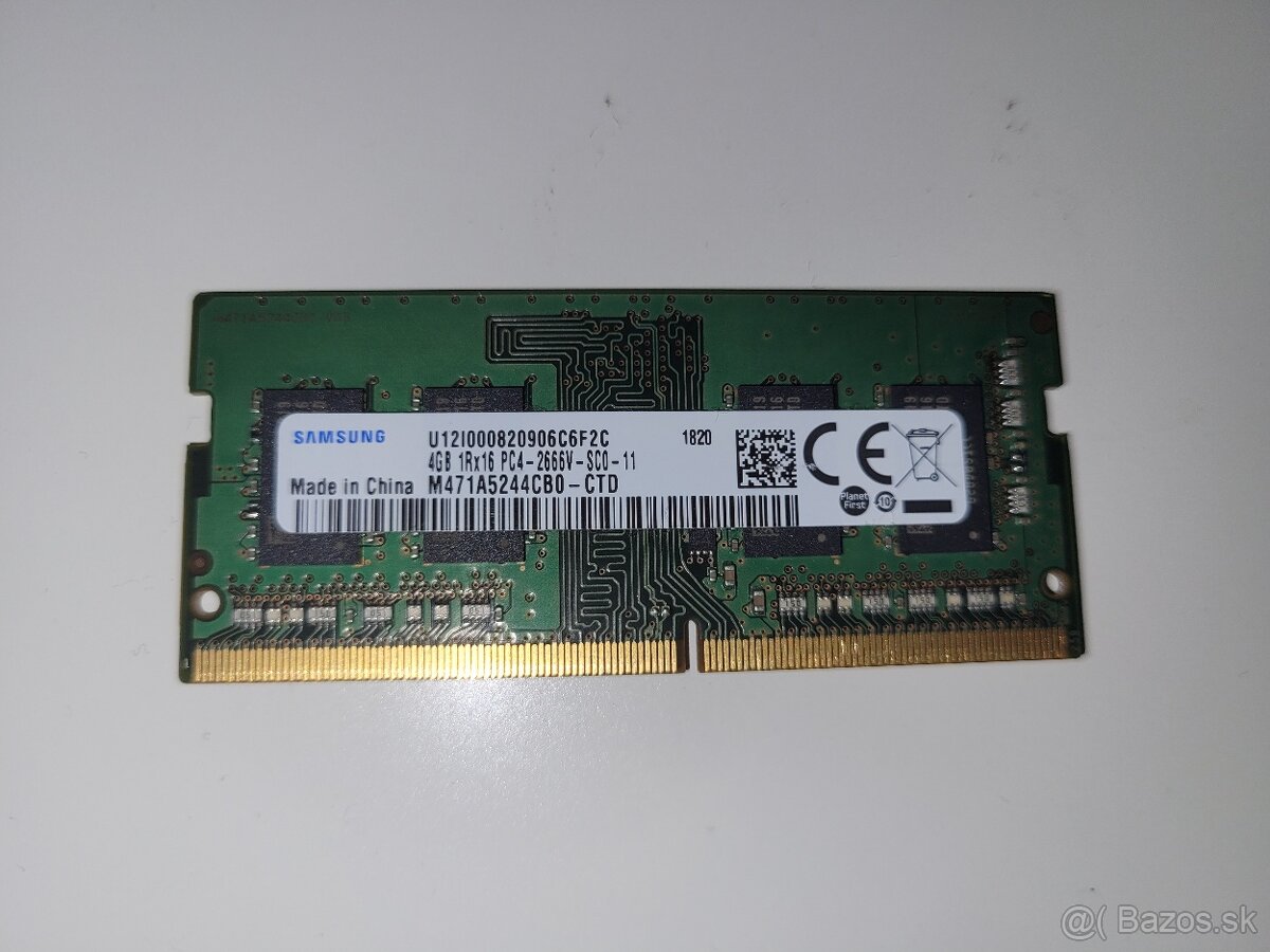 Samsung 4GB DDR4 SO-DIMM 2666Mhz