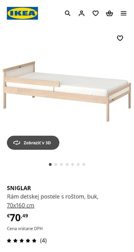 Detská postel IKEA