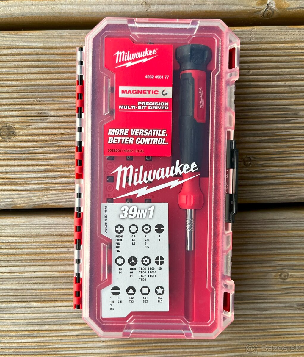 Milwaukee presný skrutkovač multibit
