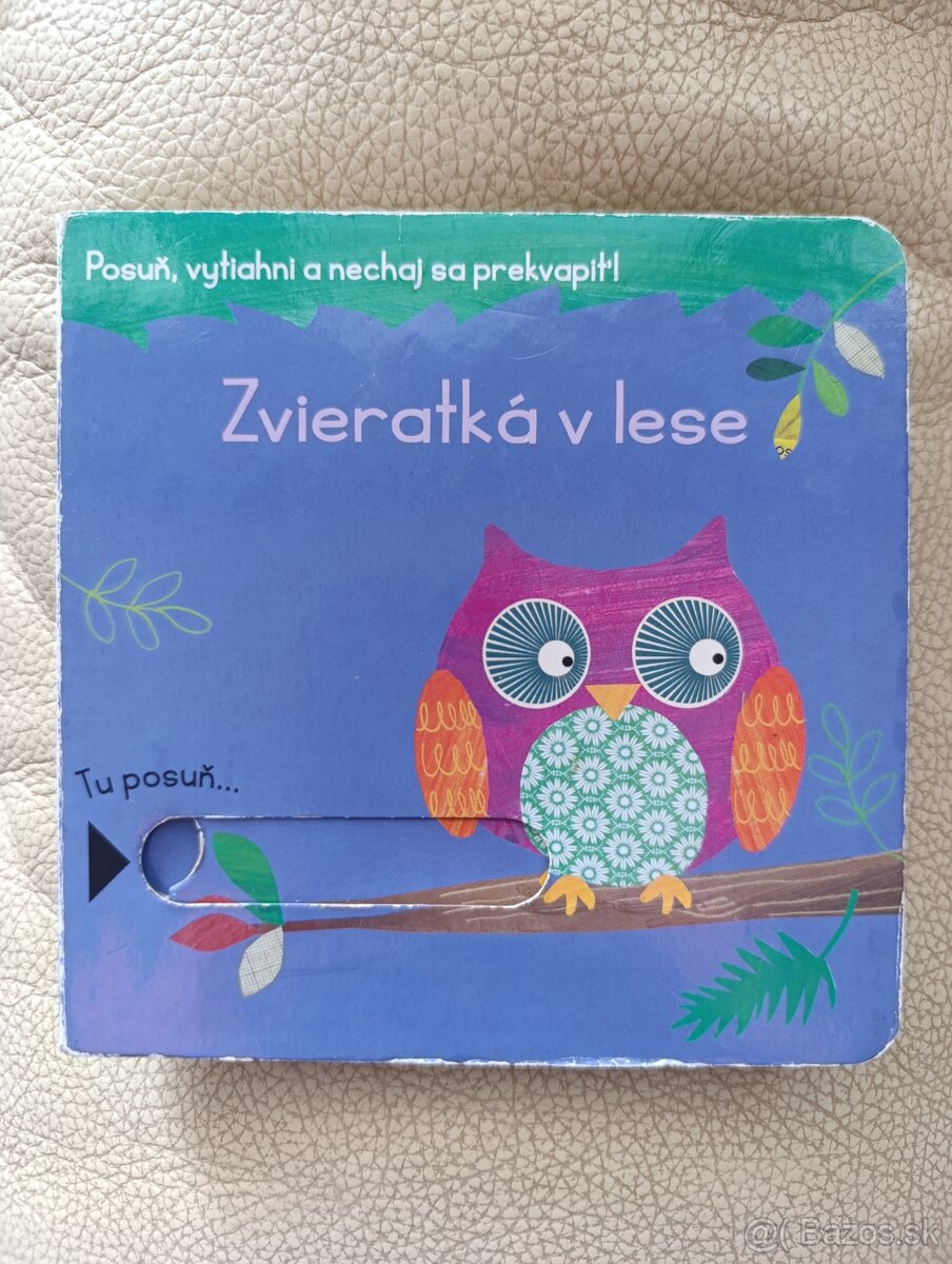 Predám knihu s posuvnými okienkami Zvieratká v lese