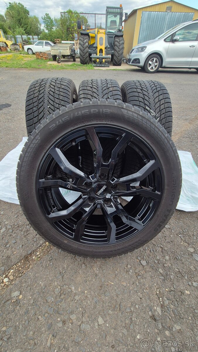 Zimná sada DEZENT 8Jx8 5x112 ET40, NOKIAN 245/45/R18
