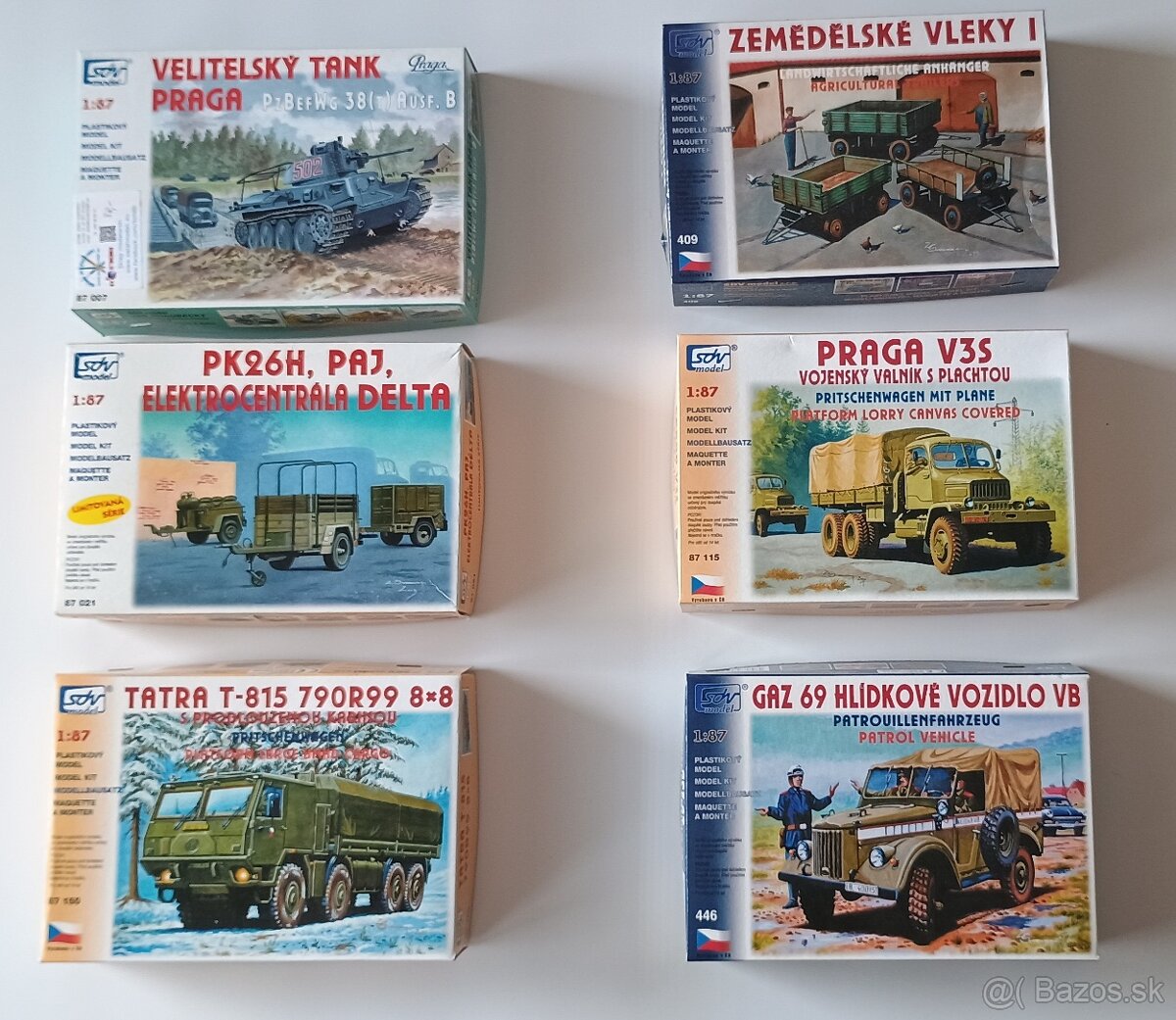 Plastikové modely SDV