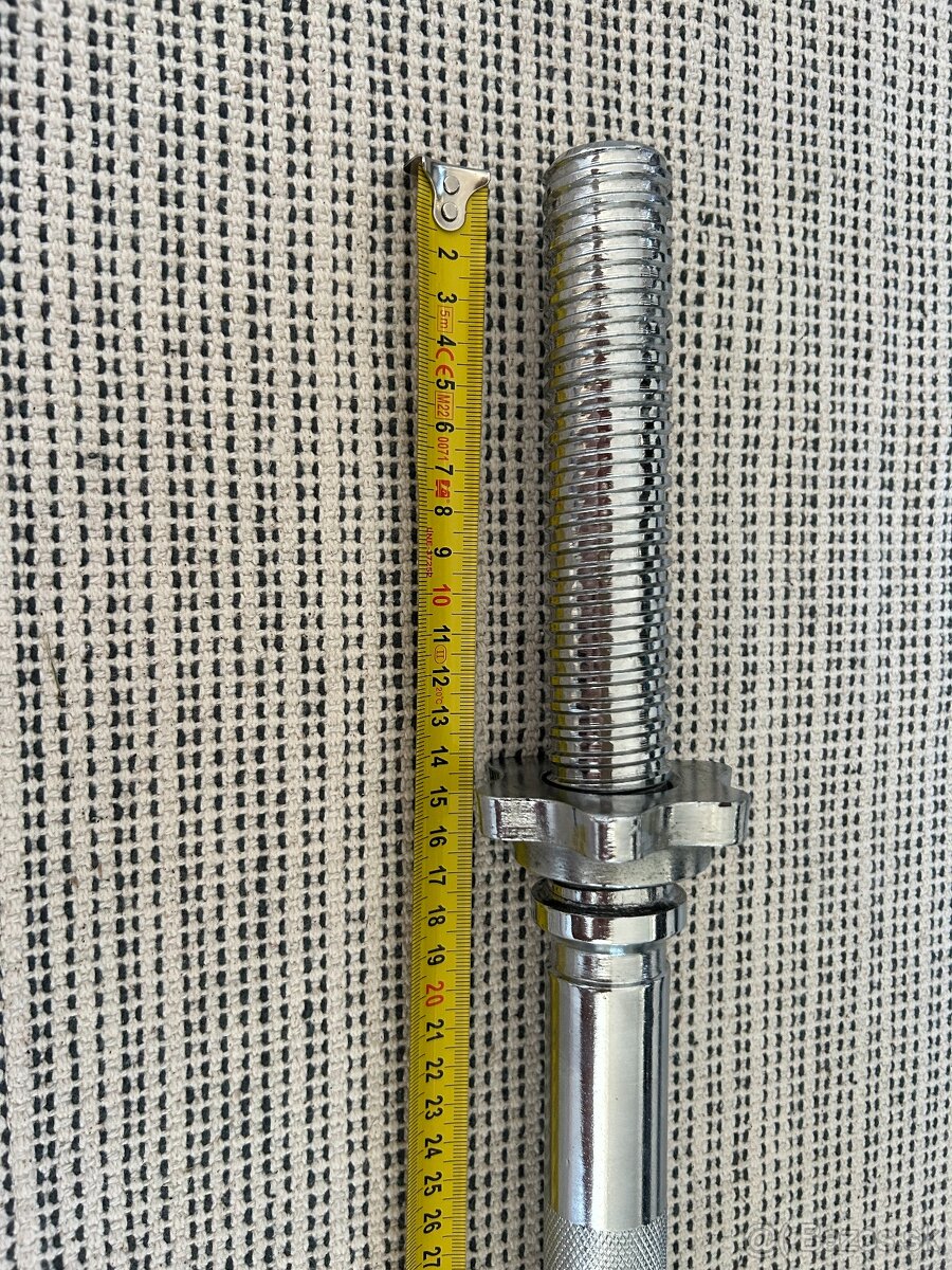 2x dlha Os /oska / hriadel na cinky, jednorucky 45cm, 28mm,
