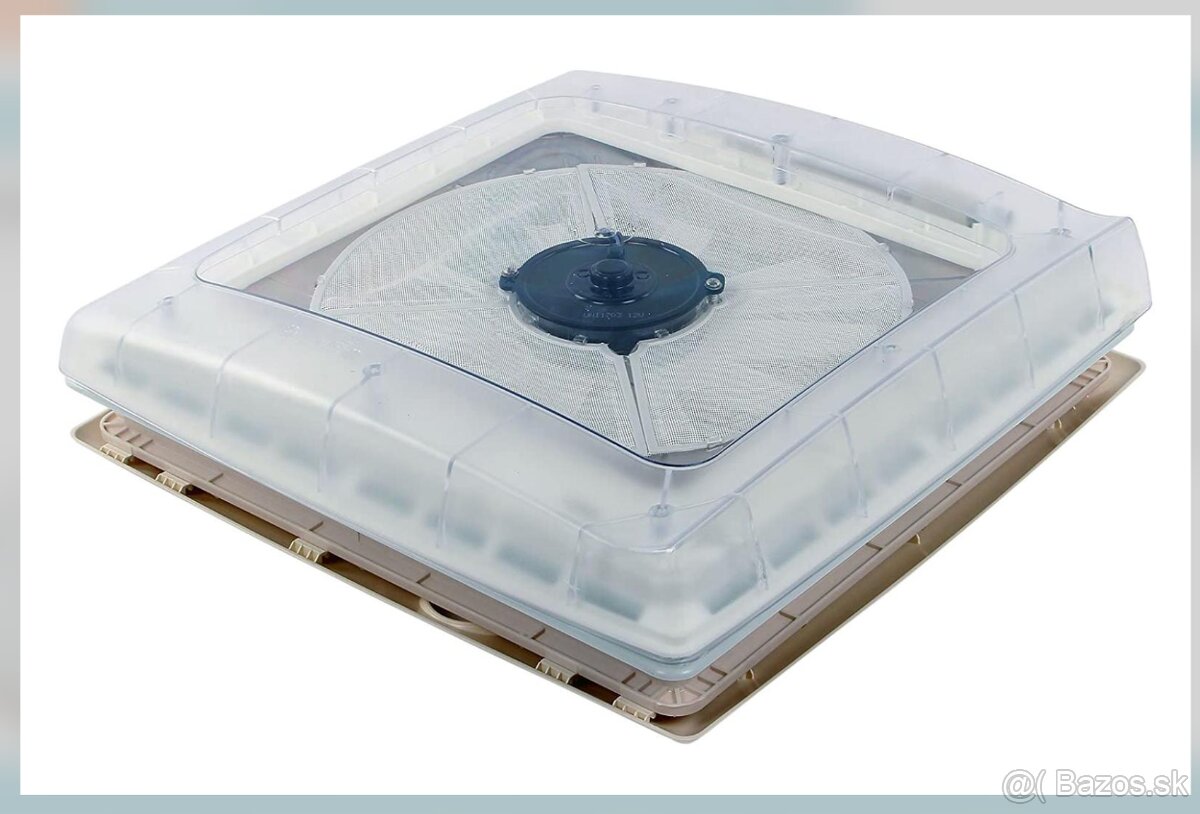 Strešné okno Thule OmniVent s 12 V ventilátorom - priehľadné