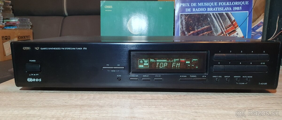 Onkyo T-4210R tuner s RDS
