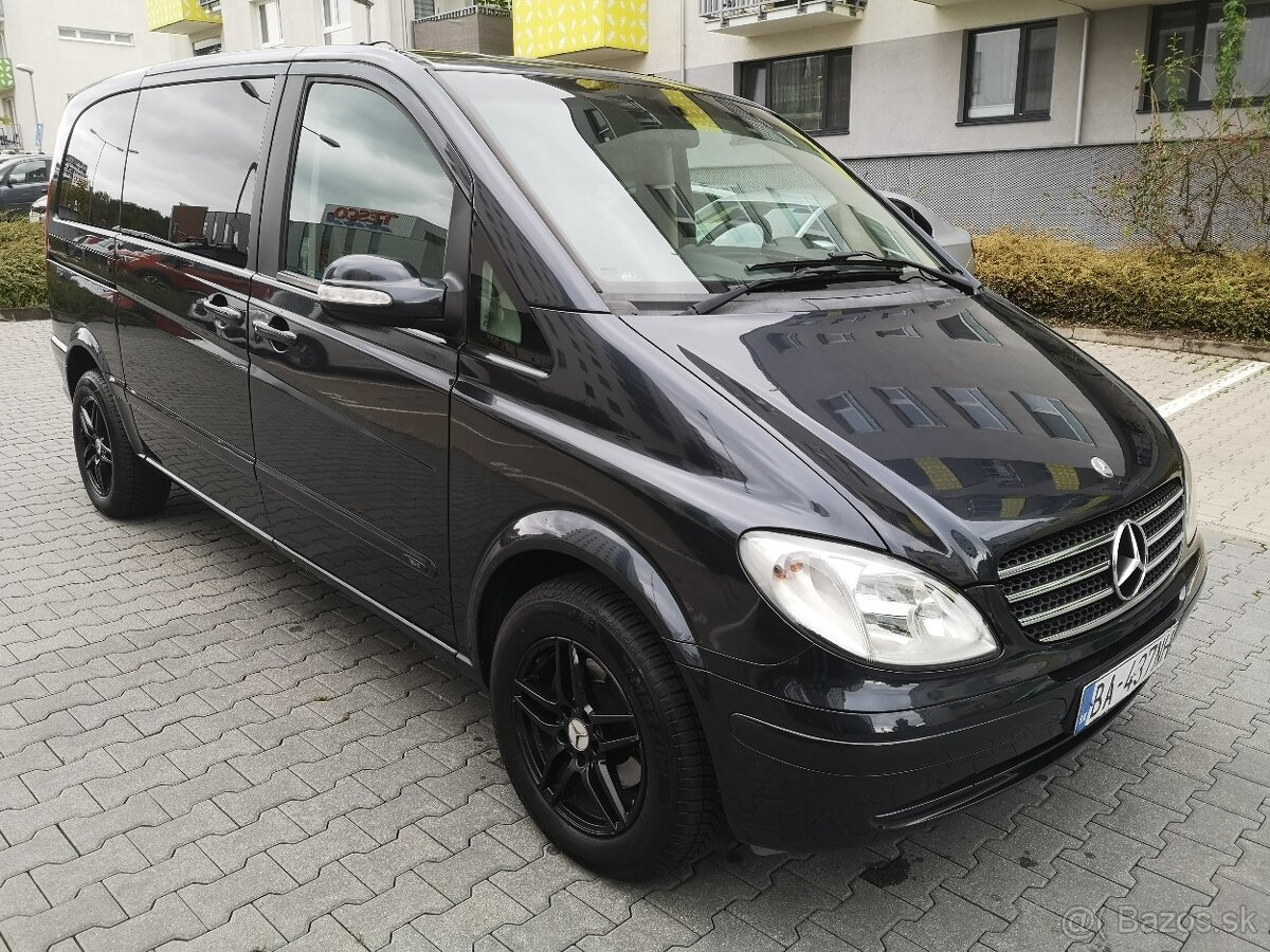 Mercedes Viano 2.2cdi, 110kw, AT, 214t.km, 7 miest, ťažné