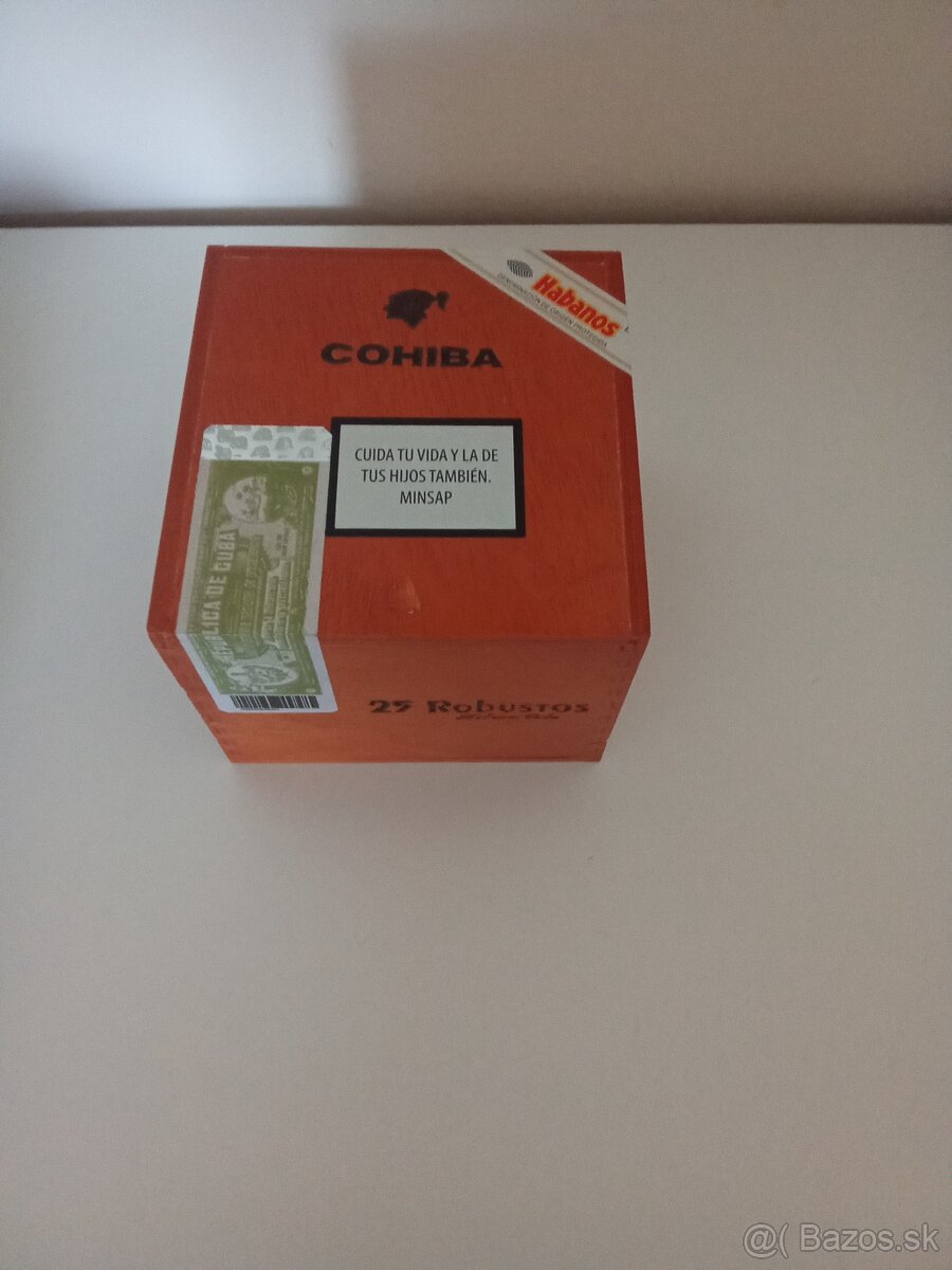 Cigary Cohiba Robustos - 25 KS