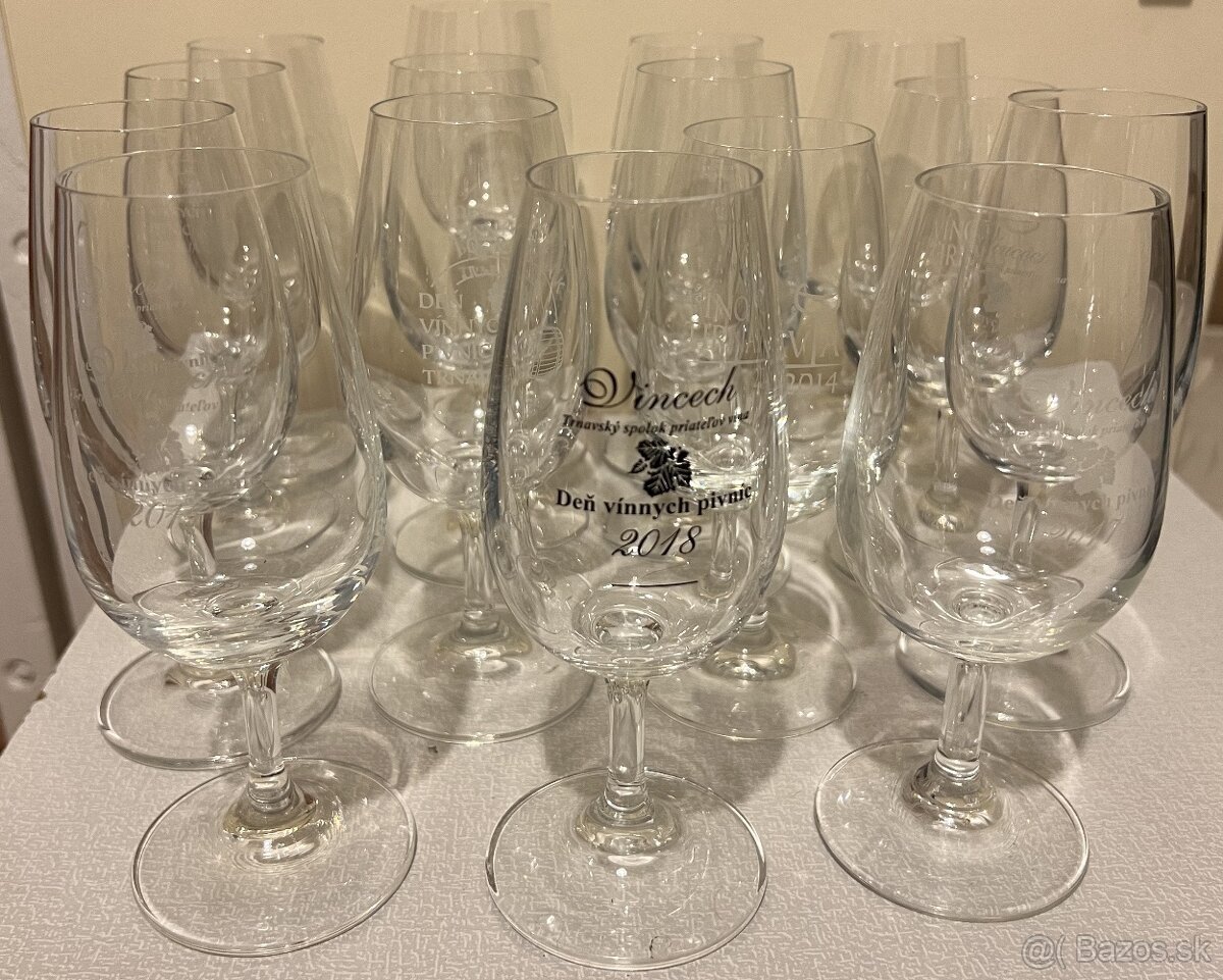 Poháre z Vínnych pivníc Trnava
