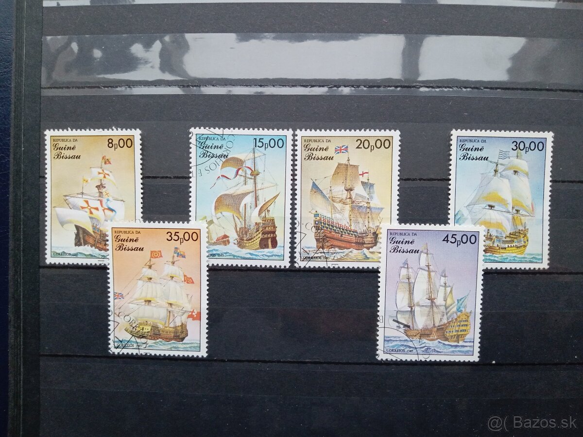 Poštové známky č.456 - Guiné Bissau - lode